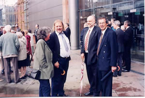 Old Colleagues meet up Outside the Bridgewater Hall (1)