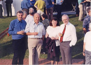 Brian Warboys, Dai Edwards, Suzanne Siddles and Tom Kilburn