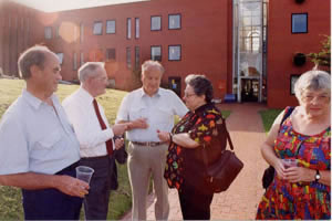 Tommy Thomas, Tom Kilburn, Dai Edwards and Hilary Kahn