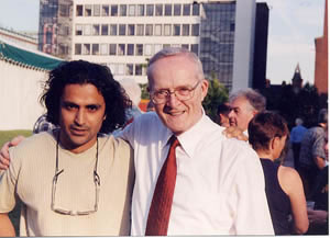 Tom Kilburn with Mohammed Khalil